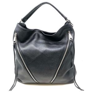Rebecca Minkoff Moto Hobo Black Handbag